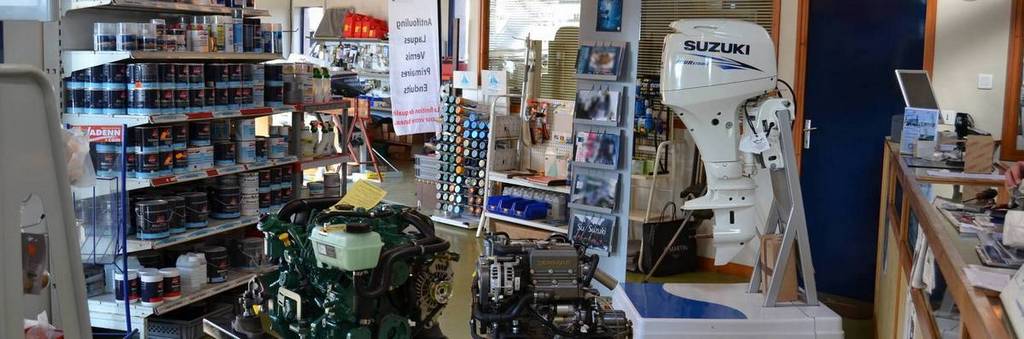 gardiennage, hivernage et stockage de bateau sur terre-plein clos a Port-La-Foret - pres de Concarneau - Finistere