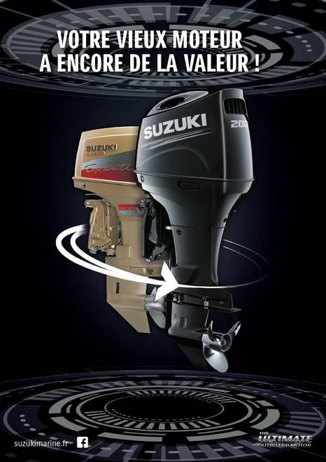 Operation REMOTORISATION Suzuki Marine en partenariat avec Mecanique Plaisance a Port la Foret - finistere